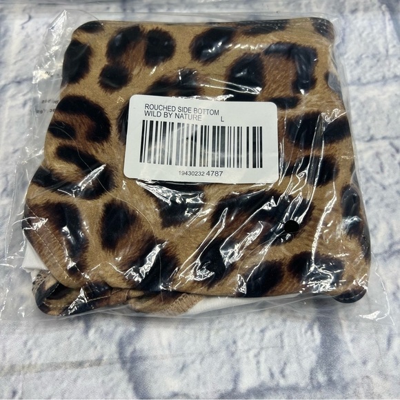 Soma bikini size large rouched sides animal print - Picture 4 of 12